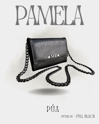 Pamela Python Full Black Cadena Negra