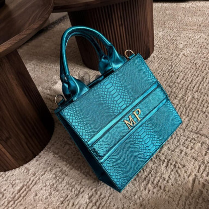 Helena Python Turquesa - TOTE Mediana