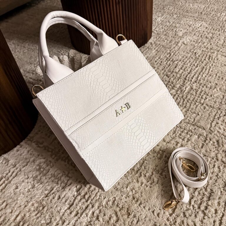 Helena Python Blanco- TOTE Mediana