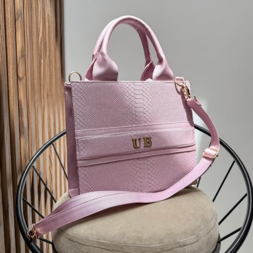 Helena Python Baby Pink - TOTE Mediana