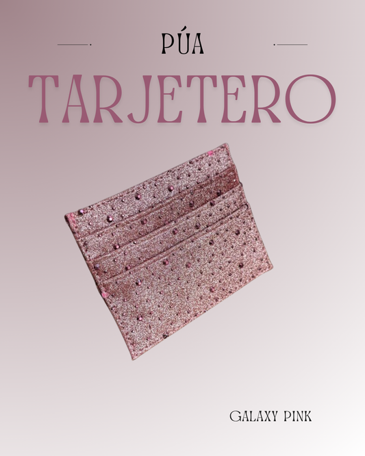 Tarjetero Galaxy Pink