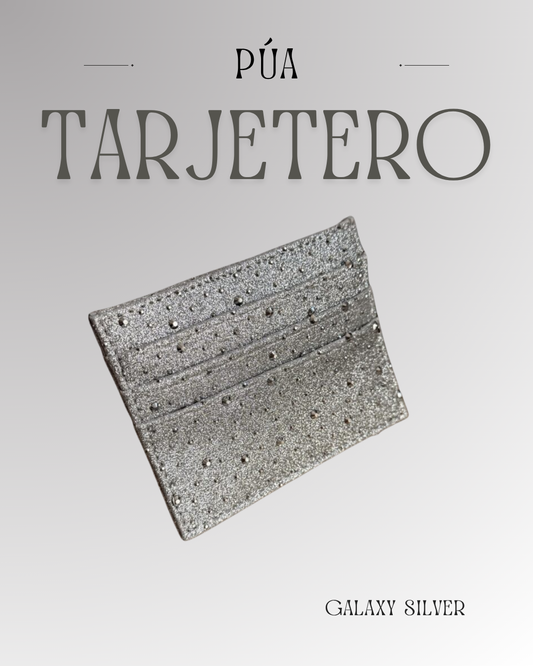Tarjetero Galaxy Silver