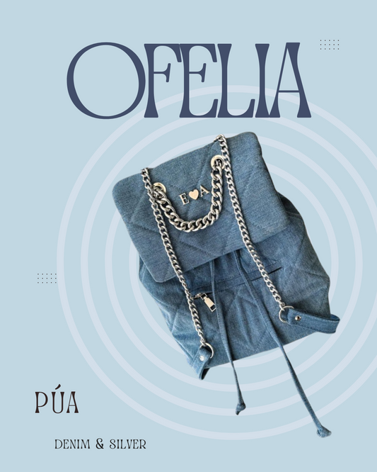 Ofelia Denim & Silver Herrajes Plata