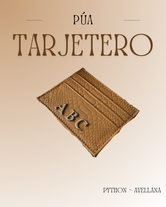 Tarjetero Python Avellana