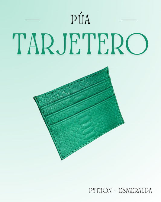 Tarjetero Python Esmeralda