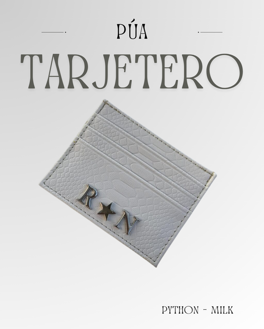 Tarjetero Python Milk