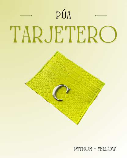 Tarjetero Python Yellow