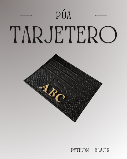 Tarjetero Python Black