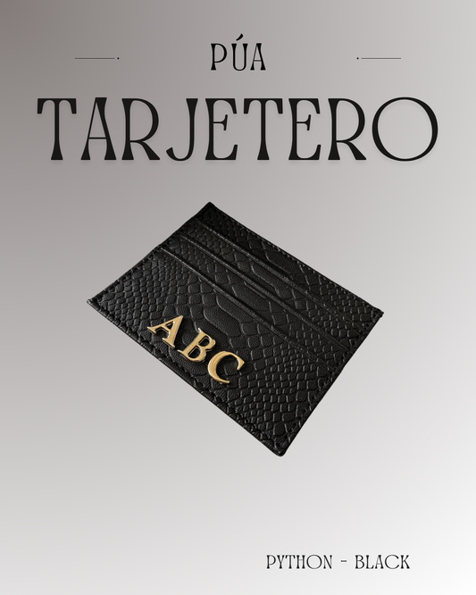 Tarjetero Python Black