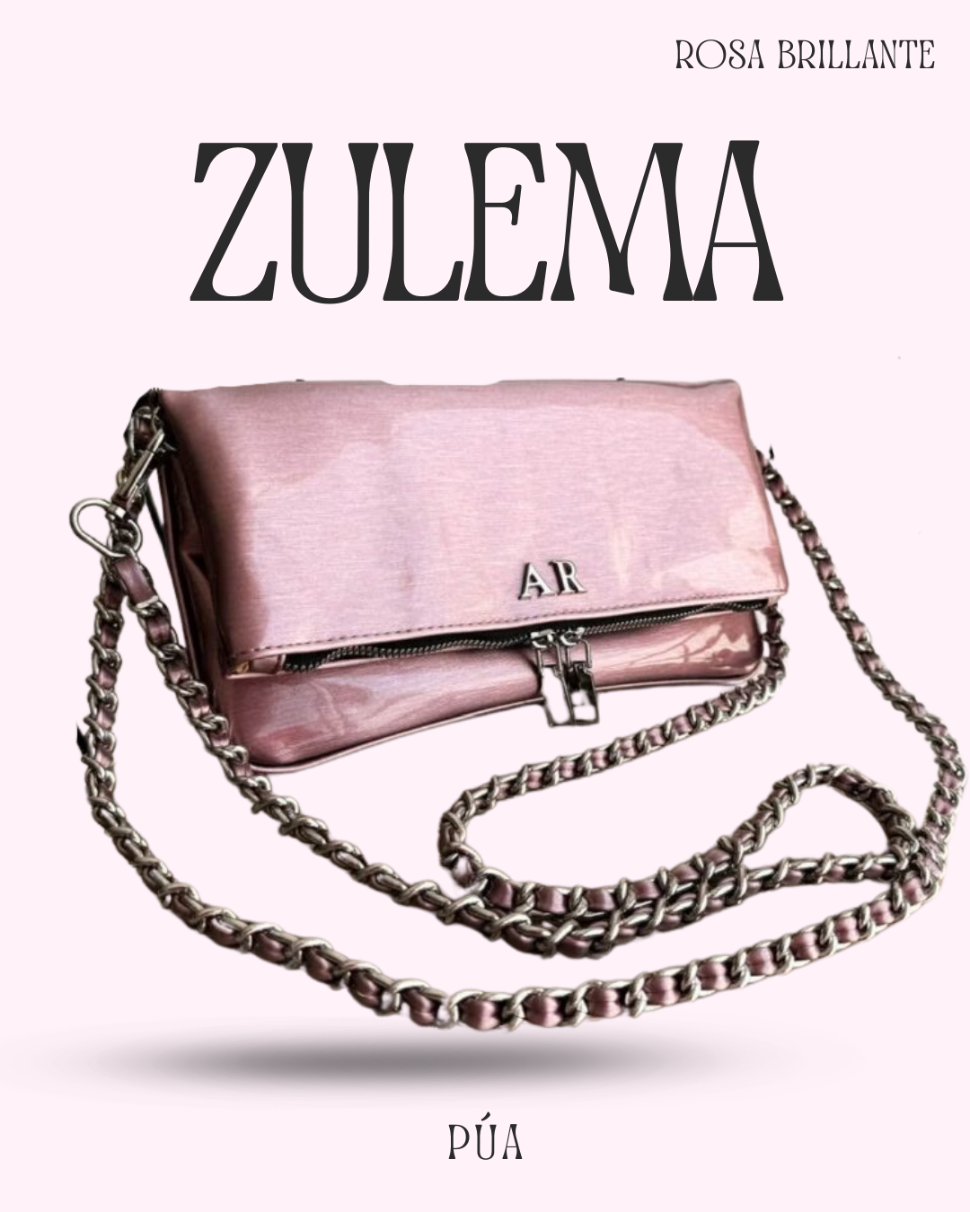 Zulema Rosa Brilante - Herrajes Plata