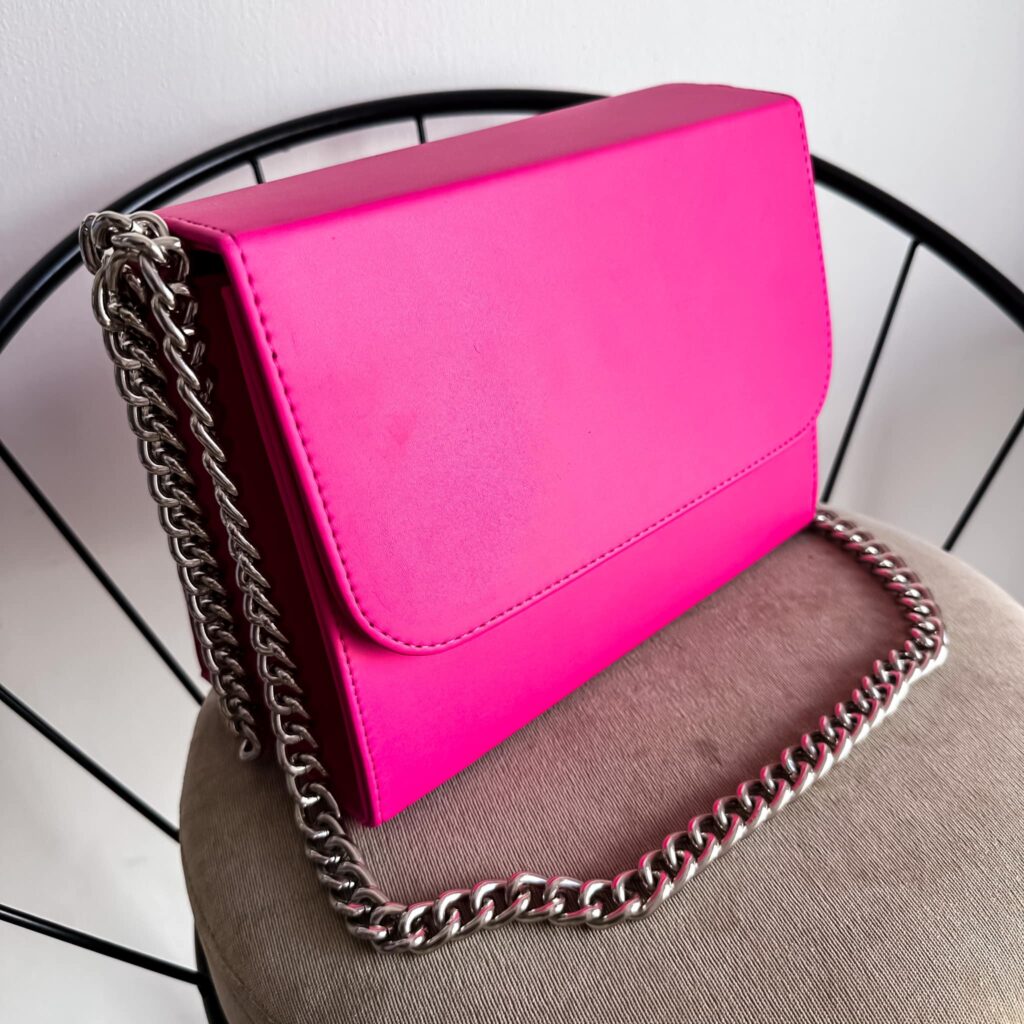 Julia Hot Pink - Cadena Plata