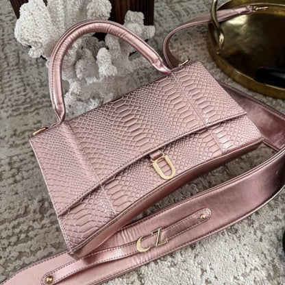 Lucia Python Rose Gold