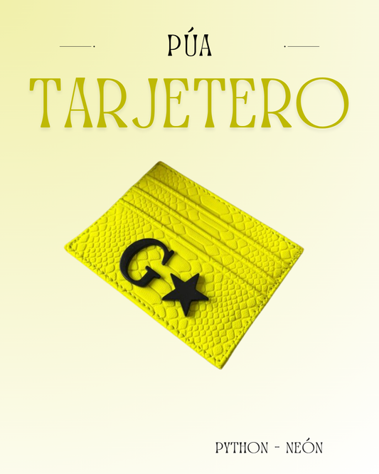 Tarjetero Python Neón