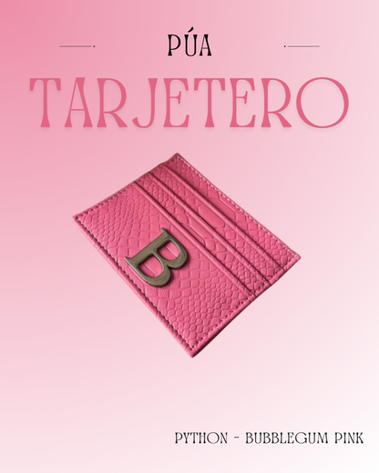 Tarjetero Python Bubblegum Pink