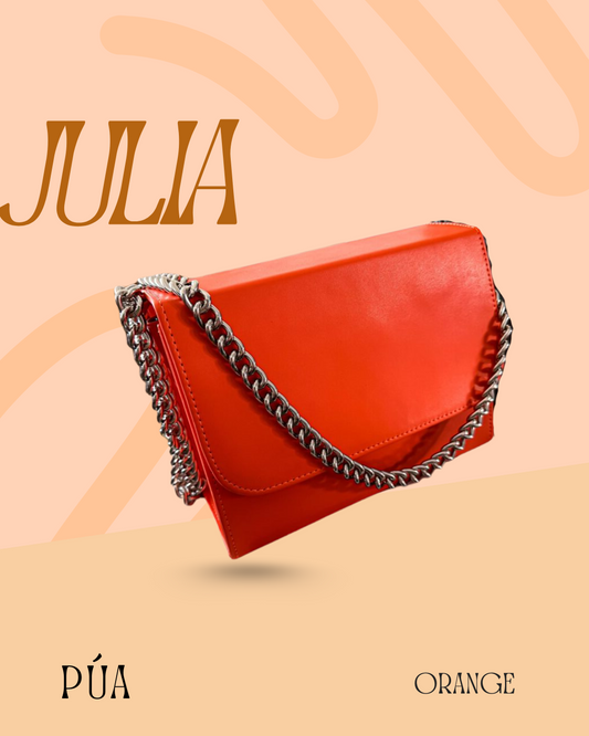 Julia Orange Cadena Plata