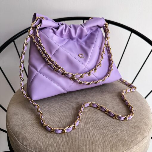 Carola Mini Lavanda - Cadena Oro