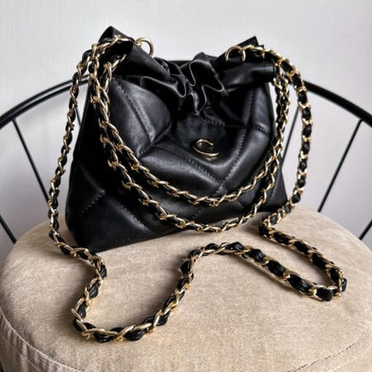 Carola Mini Black - Cadena Negra