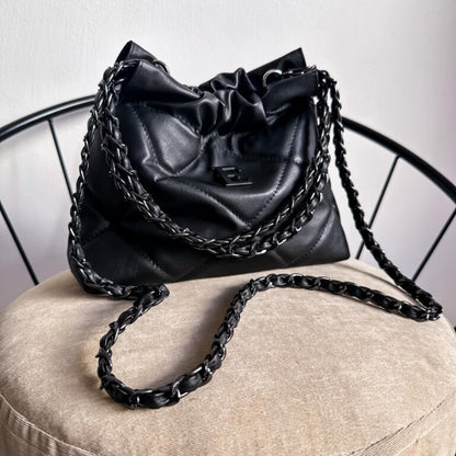 Carola Mini Full Black - Cadena Negra