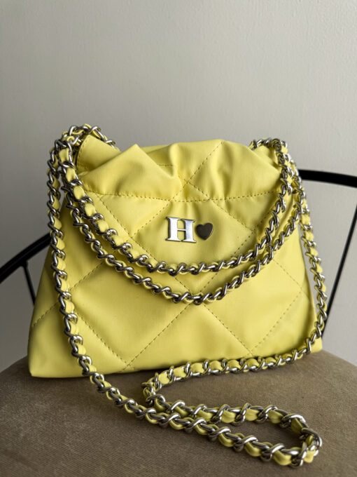 Carola Mini Baby Yellow - Cadena Plata