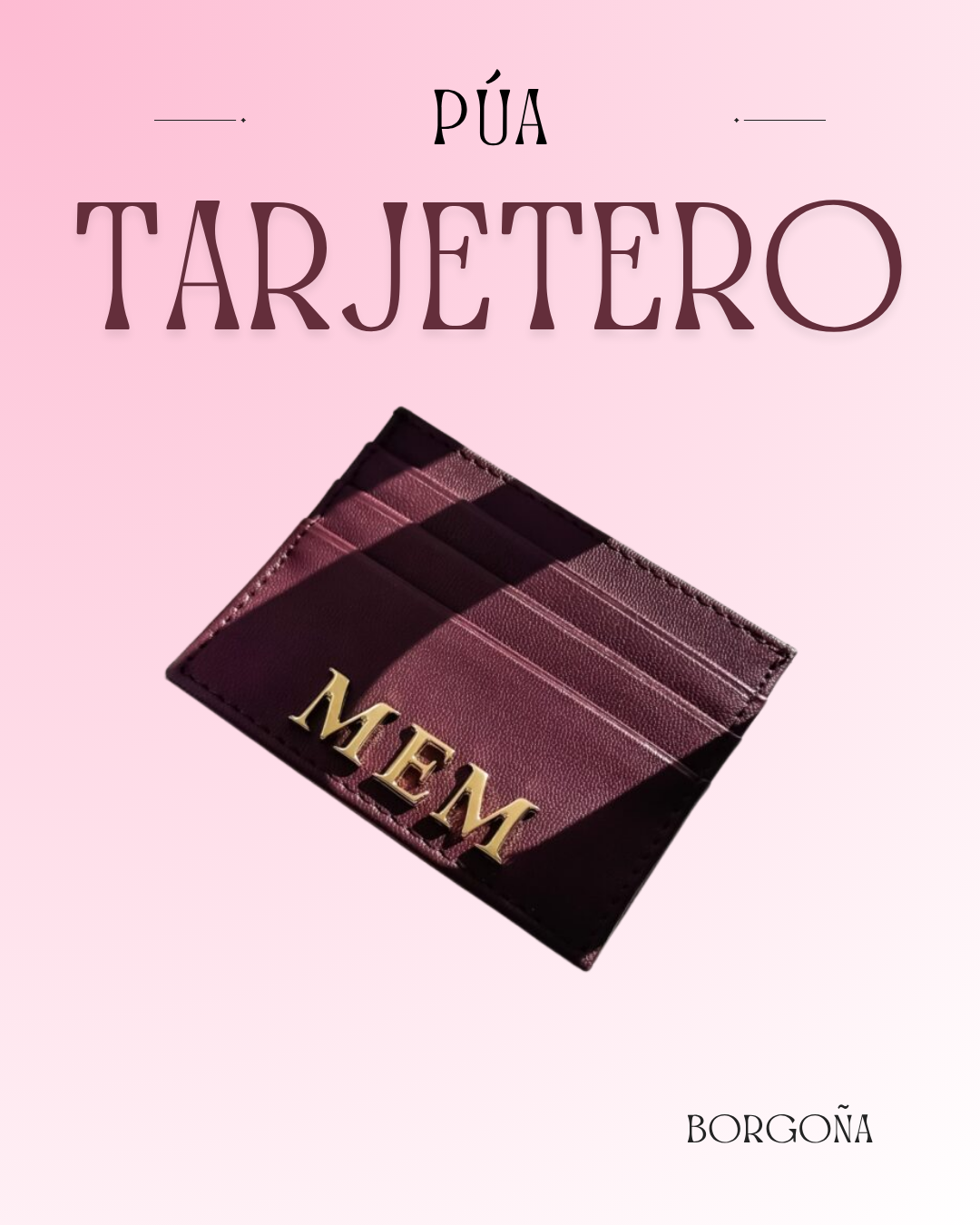 Tarjetero Borgoña
