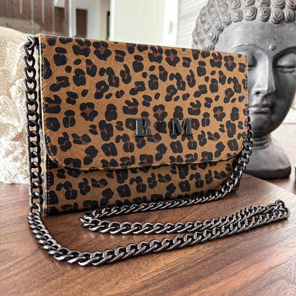 Julia Leopard Cadena Plata