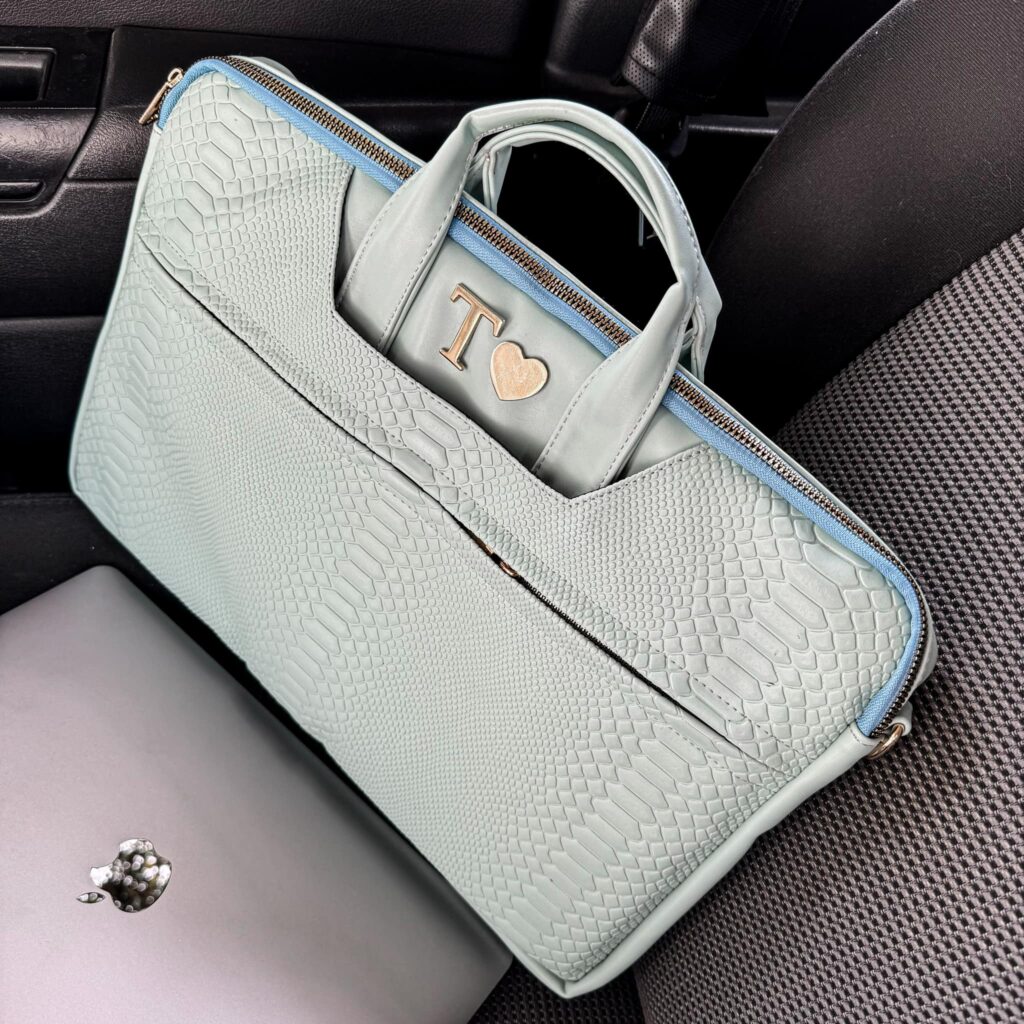 Porta Laptop Snake Baby Blue