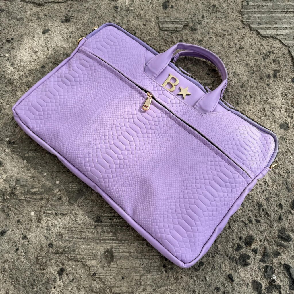 Porta Laptop Snake Lavanda