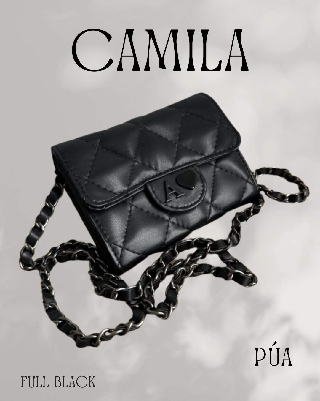 Camila Full Black Cadena Negra