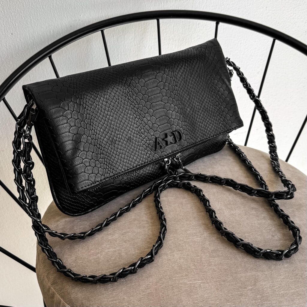 Zulema Python Full Black - Herrajes Negro