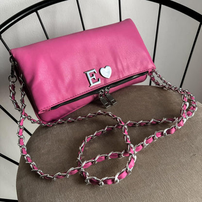 Zulema Hot Pink - Herrajes Plata