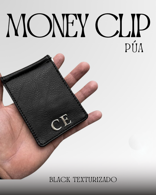 Money Clip Black Texturizado