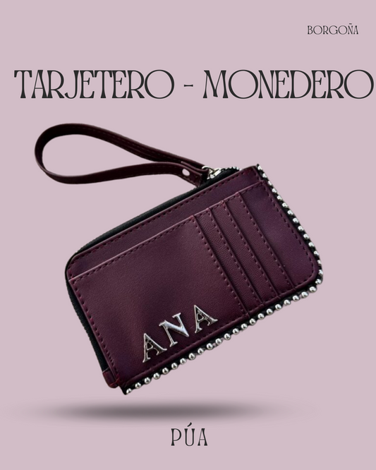 Tarjetero-Monedero Borgoña
