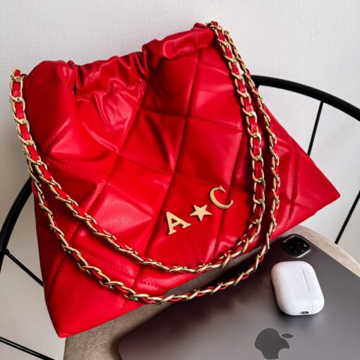 Carola Hot Red - Cadena Oro