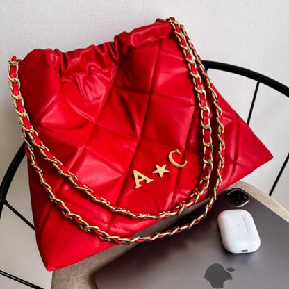 Carola Hot Red - Cadena Oro