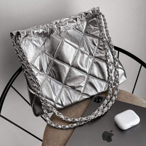 Carola Metallic Silver - Cadena Plata
