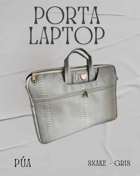 Porta Laptop Snake Gris