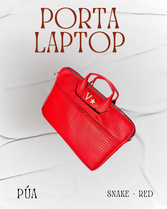 Porta Laptop Snake Red