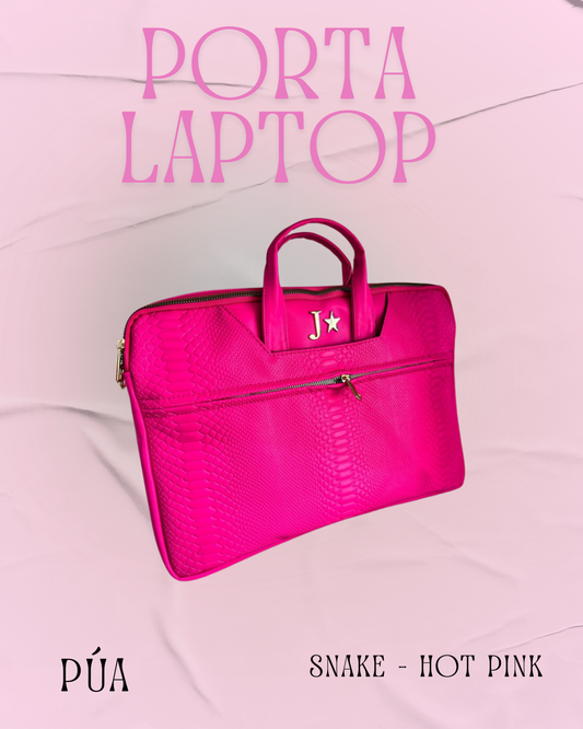 Porta Laptop Snake Hot Pink