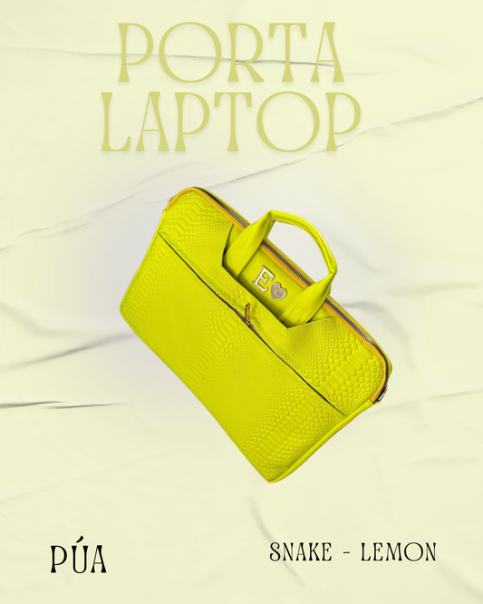 Porta Laptop Snake Lemon
