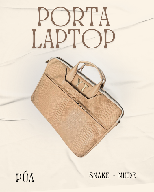 Porta Laptop Snake Nude