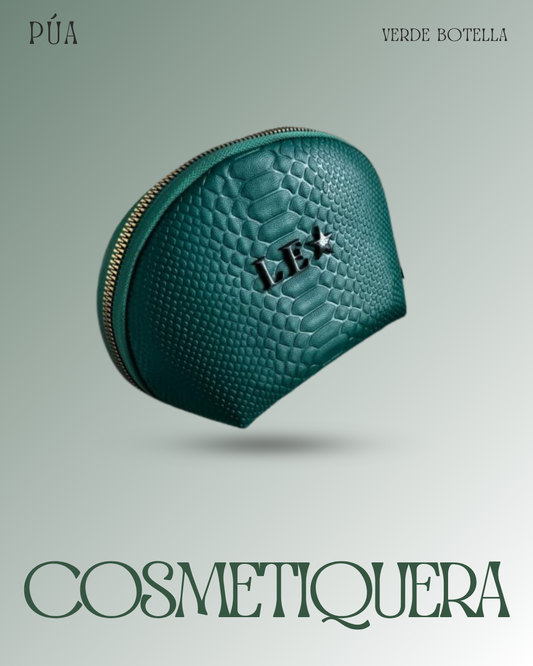 Cosmetiquera Verde Botella