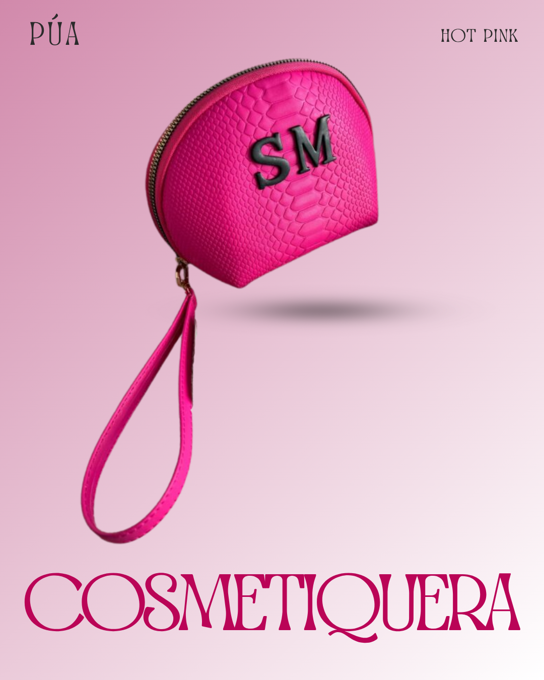 Cosmetiquera Hot Pink