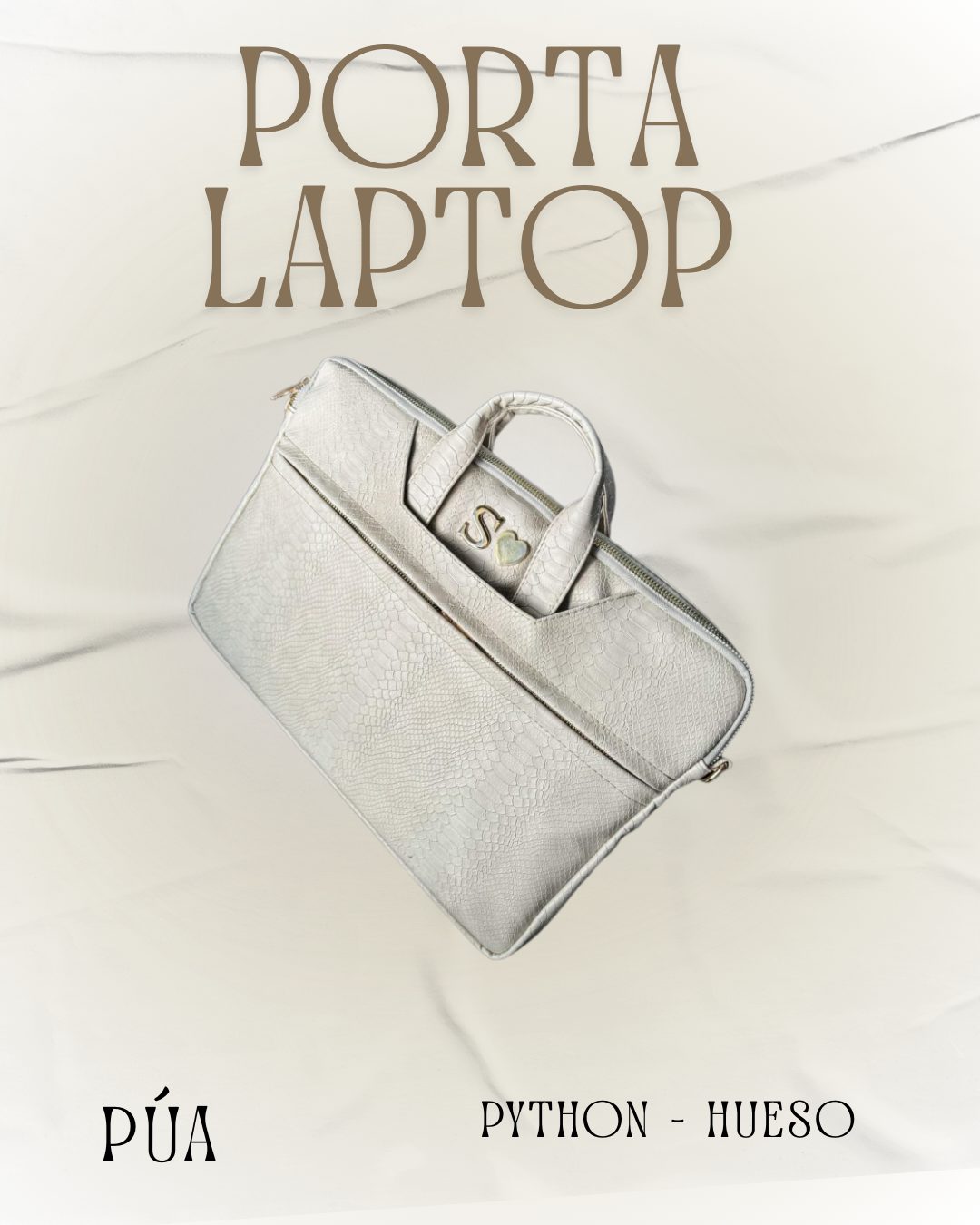 Porta Laptop Python Hueso