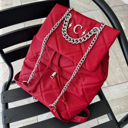 Ofelia Red & Silver Herrajes Plata