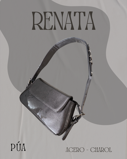 Renata Acero Charol Herraje Plata