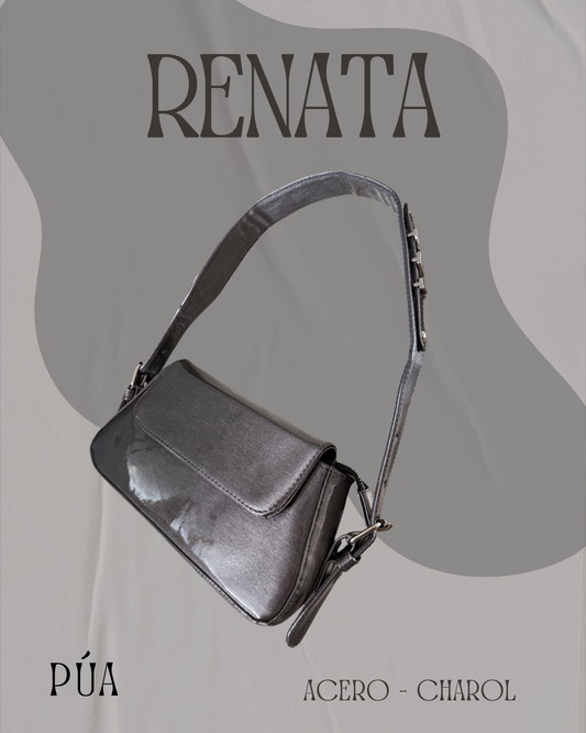 Renata Acero Charol Herraje Plata