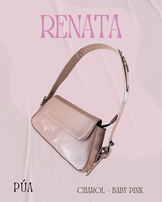 Renata Charol Baby Pink Herraje Plata