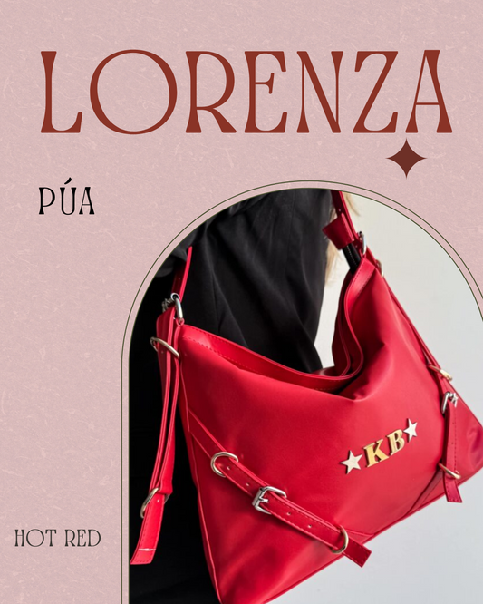Lorenza Hot Red Herrajes Mixtos