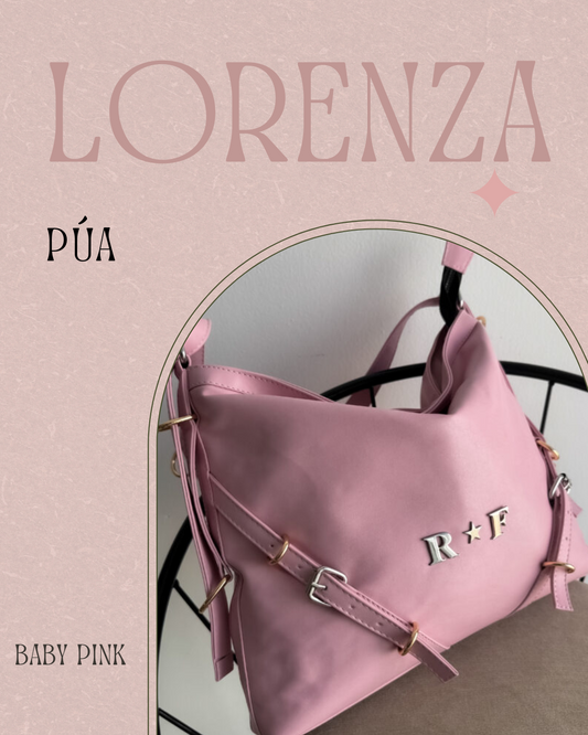 Lorenza Baby Pink Herrajes Mixtos
