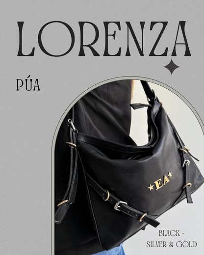 Lorenza Black Silver and Gold Herrajes Mixtos
